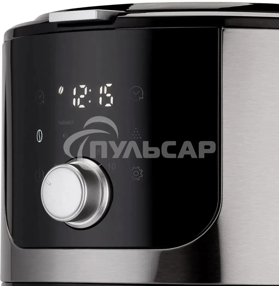 Кофемашина Kitfort КТ-782 1050Вт нержавеющая сталь/черный