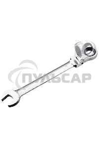 Набор комбинированных гаечных ключей трещоточных шарнирных 7 шт, 8 - 19 мм, ЗУБР