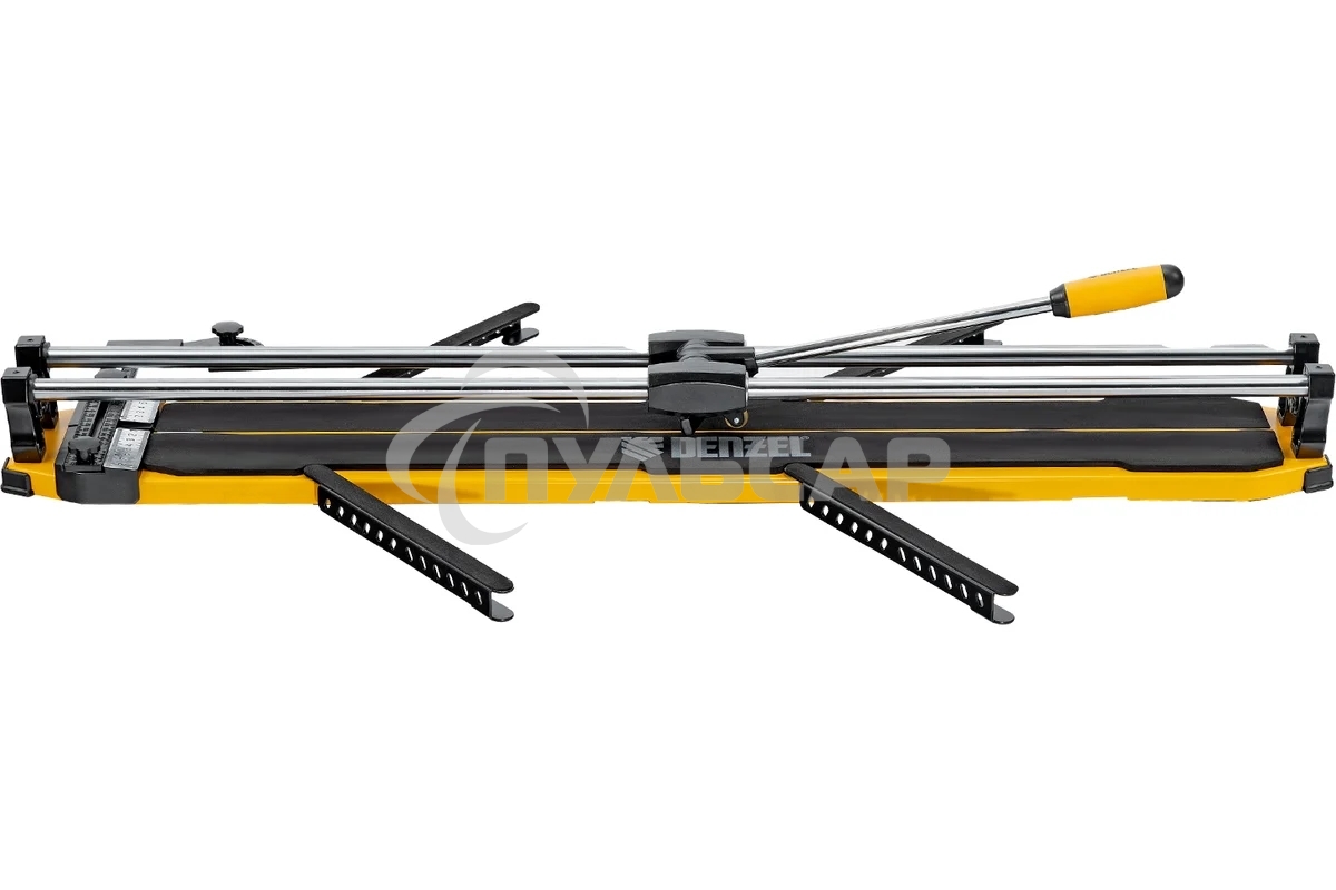 Плиткорез 1000х14мм, цельнометал. напр., каретка на подш., стальная станина, рукоятка-пенал Denzel