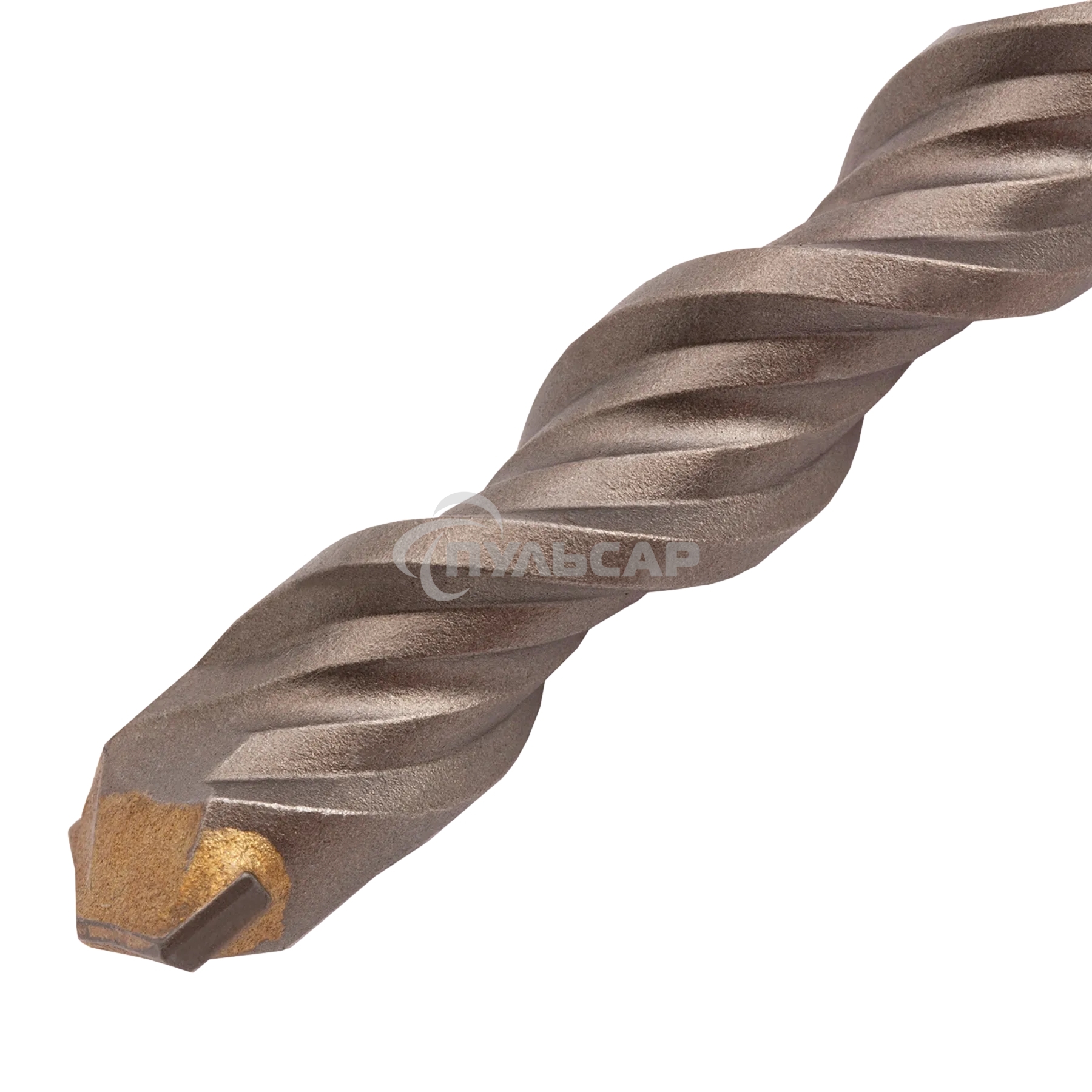 Бур по бетону Denzel двойная спираль, Cobalt W-tip, 16x460 мм, SDS PLUS