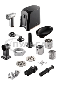 Мясорубка электрическая Redmond RMG-1223-6 1000Вт черный/серебристый