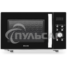 Микроволновая печь Hyundai HYM-D2078 черный/серебристый, 23 л, 800 Вт, кнопки, поворотный механизм