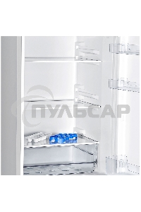 Холодильник Hyundai CC2051SL серебристый двухкамерный 129/64 л морозилка снизу, капельная система