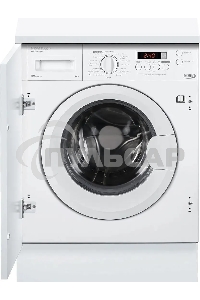 Встраиваемая стиральная машина HOMSair WMB1486WH белый, загрузка фронтальная 8 кг, 6 кг - сушка, 1400 об/мин, класс: A