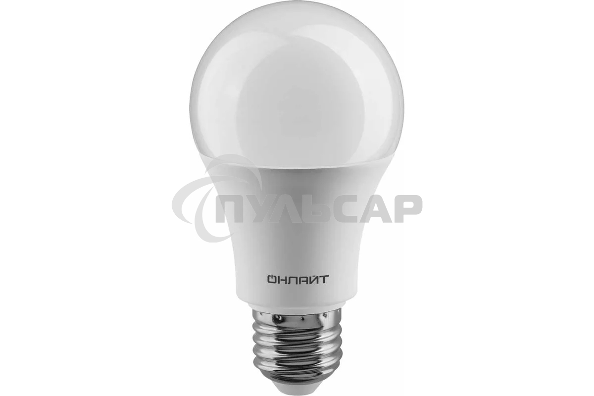 Лампа светодиодная ОНЛАЙТ 61151 OLL-A60-15-230-6.5K-E27 грушевидная