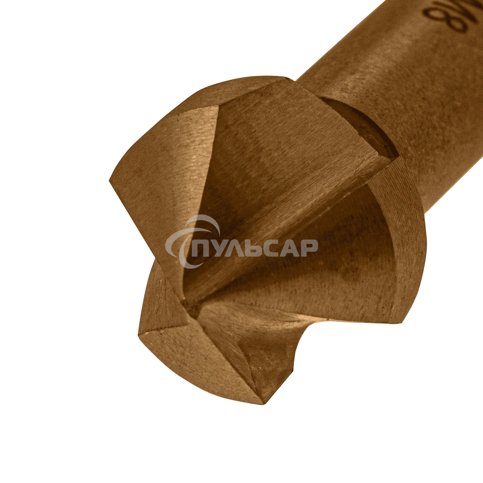 Зенковка конусная Denzel под М8, HSS, по металлу, цилиндрический хвостовик