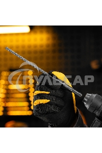 Бур по бетону Denzel цельная крестовая пластина, 6x215 мм, SDS PLUS