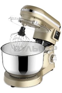 Планетарный миксер BQ MX640 Gold. Максимальная мощность 1600 Вт