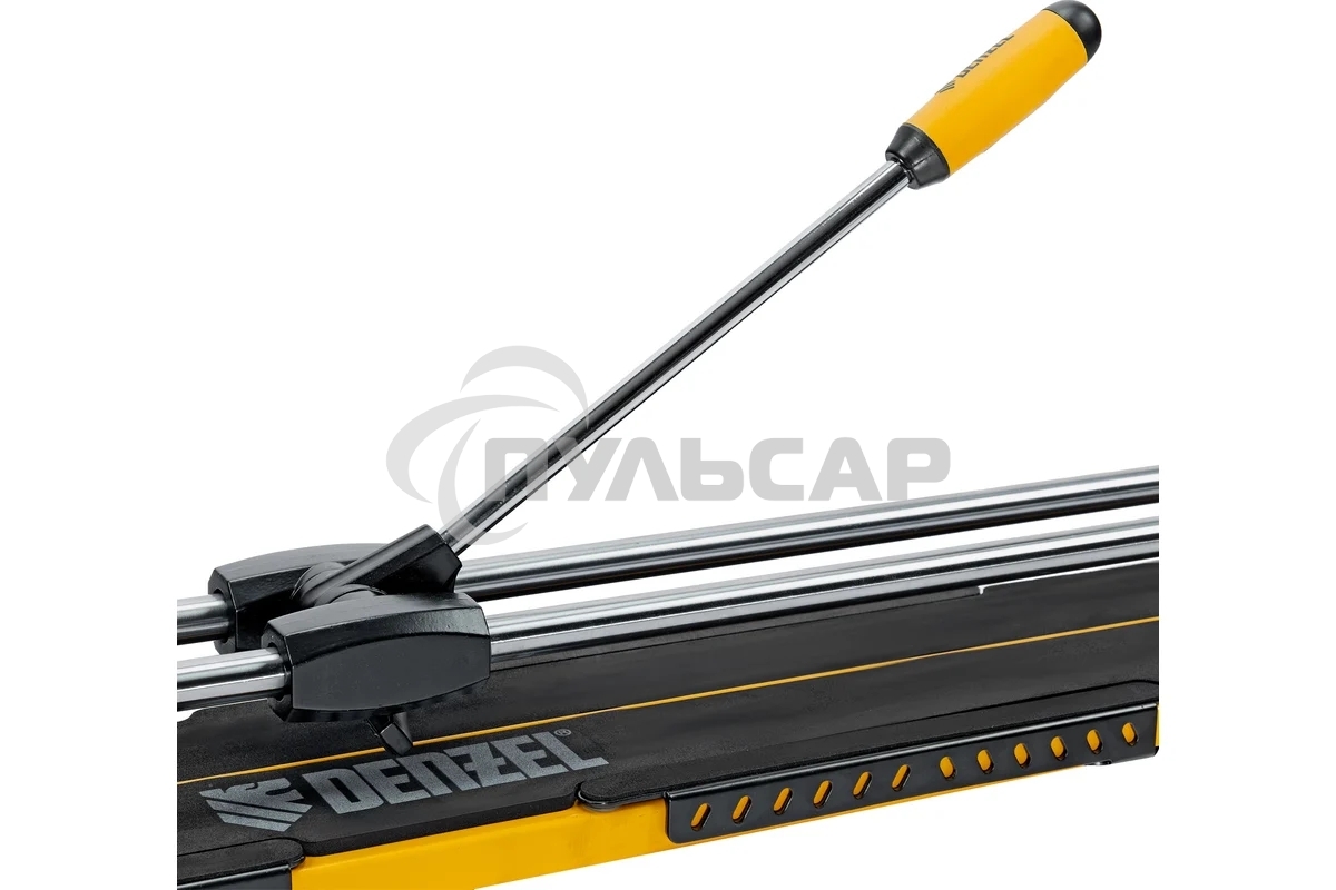 Плиткорез 1000х14мм, цельнометал. напр., каретка на подш., стальная станина, рукоятка-пенал Denzel