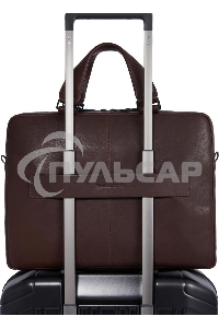Сумка для ноутбука Piquadro Harper CA4098AP/TM, натур.кожа, темно-коричневый