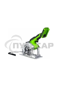 Циркулярная пила аккумуляторная GreenWorks G24MCS 24В, бесщеточная, без АКБ и ЗУ (1501207)
