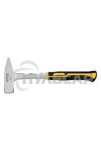 Молоток слесарный Denzel 800 г, цельнометаллический, двухкомпонентная рукоятка