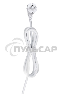 Сетевой фильтр QUMO Power Bar Light SPFSU2 (P-0009), 5 розеток, 2500 Вт, 10A, каб.2м 3*1 мм медь, 4U+2C (2,4A),Wt