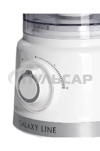 Кухонный комбайн Galaxy Line GL 2309, белый, пластик. чаша 1,5 л, 1000 Вт, 2 скорости и импульс. режим