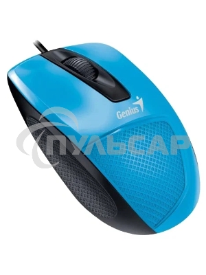 Мышь проводная Genius DX-Mini голубой, 1000 dpi, USB, кнопки - 3