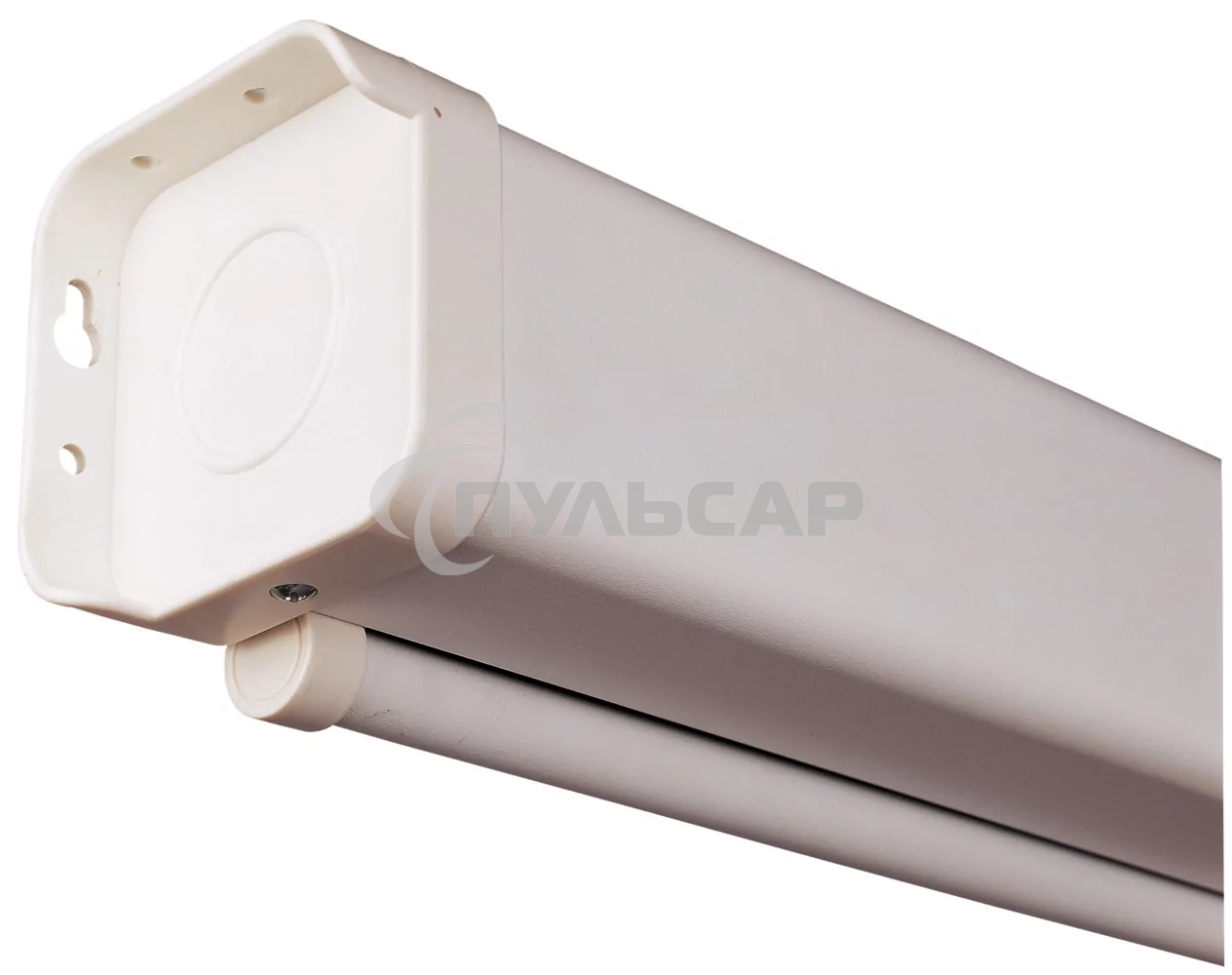 Настенный экран Lumien Master Picture LMP-100120 177х180см (рабочая область 98х172 см) Matte White FiberGlass (белый корпус) черн. кайма по периметру, возможность потолочн./настенного крепления, черн. кайма сверху 75 см 16:9