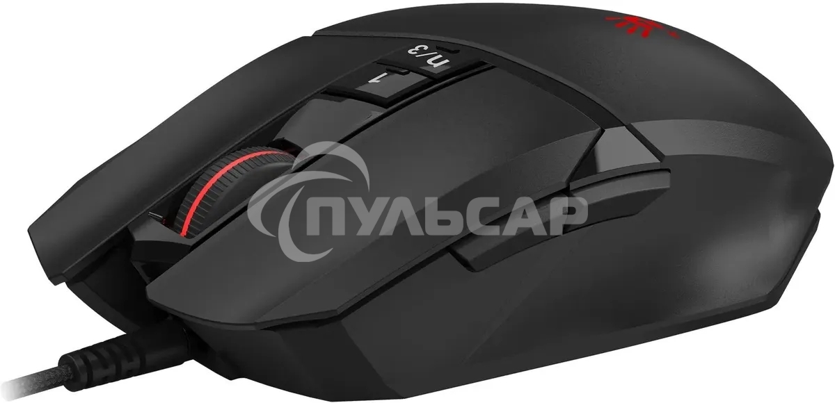 Мышь проводная A4Tech Bloody W65 Max Mini черный, 12000 dpi, USB, кнопки - 9