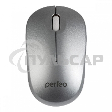 Мышь беспроводная Perfeo SKY серебристый, 1200 dpi, радиоканал, USB, кнопки - 3
