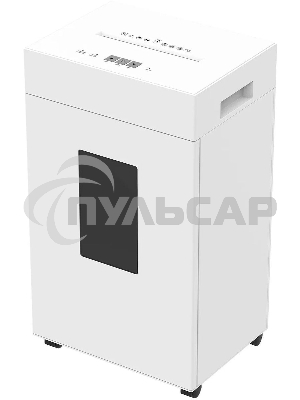 Шредер Cactus CS-SH-K9 белый (секр.P-4) перекрестный 15лист. 48лтр. скрепки скобы пл.карты