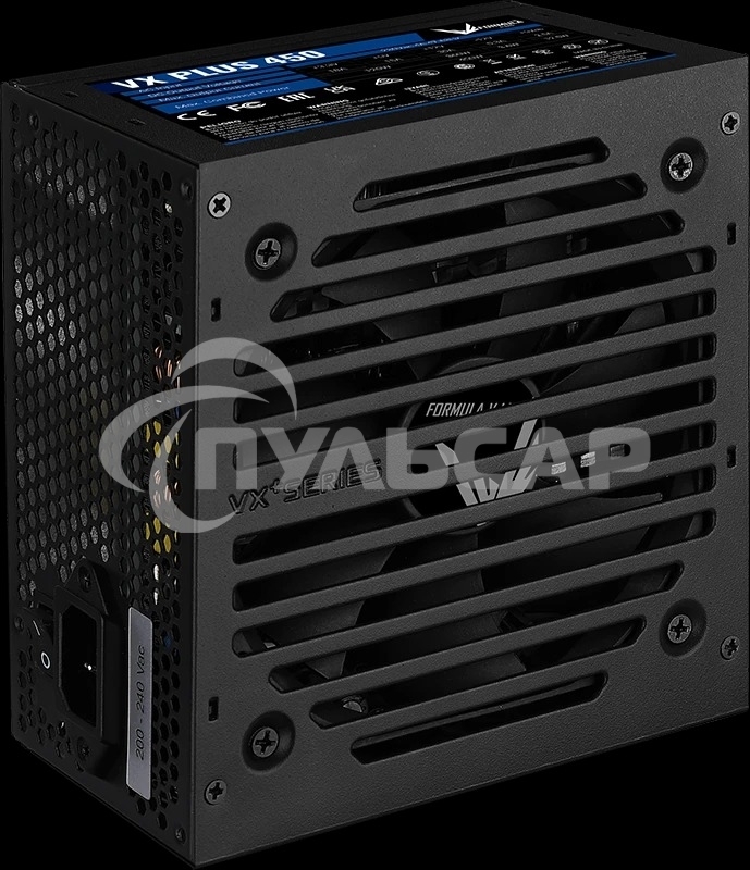 Блок питания Aerocool / Formula VX-450 PLUS, 450Вт, 120мм, черный
