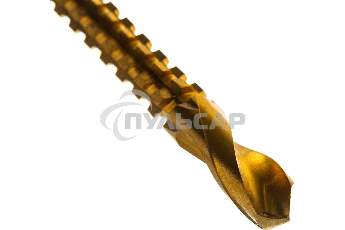 Сверло-фреза универсальное титановое покрытие FIT 8 мм