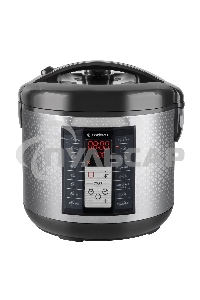 Мультиварка электрическая Endever Vita-122, черный/стальной, мощность 1000 Вт, емкость 5л, 16 авторежимов работы,книга рецептов, 4 шт/уп.