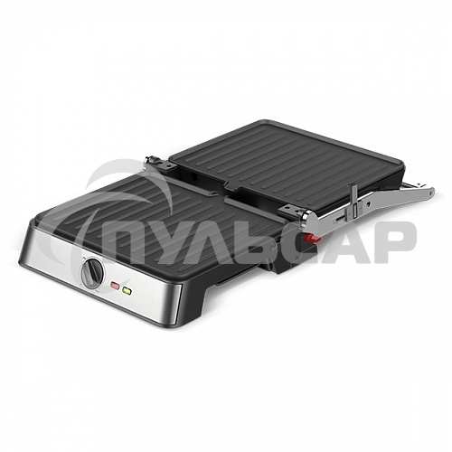 Электрический гриль BQ GR3007, черный/стальной