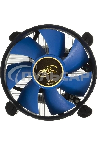 Кулер для процессора DEEPCOOL THETA 21 PWM черный/синий, 92 мм, алюминий, 2400 об/мин, 33.4 дБ, 4 pin, 95 Вт, 60.5 мм