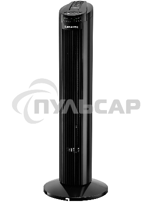 Колонный вентилятор BRAYER BR4958BK, механ.упр.,пульт ДУ,вращение90°,мощ-ть50Вт,защита от перегрева