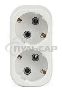 Разветвитель Smartbuy (SBE-16-A02-2z) 2 гнезда белый