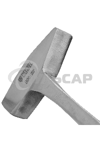 Молоток слесарный Denzel 800 г, цельнометаллический, двухкомпонентная рукоятка