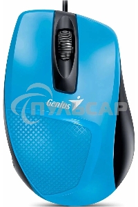 Мышь проводная Genius DX-Mini голубой, 1000 dpi, USB, кнопки - 3