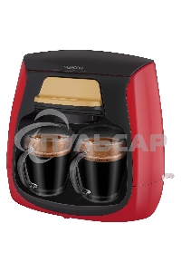 Кофеварка капельная Sencor SCE 2101RD красный, исп. кофе - молотый, 0.3 л. 500 Вт.