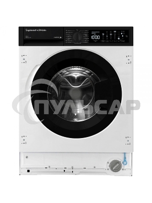 Встраиваемая стиральная машина Zigmund & Shtain BWM 04 белый, загрузка фронтальная 8 кг, 1400 об/мин, класс: A+++