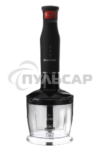 Блендер погружной Starwind SBS3432b 800Вт черный/красный