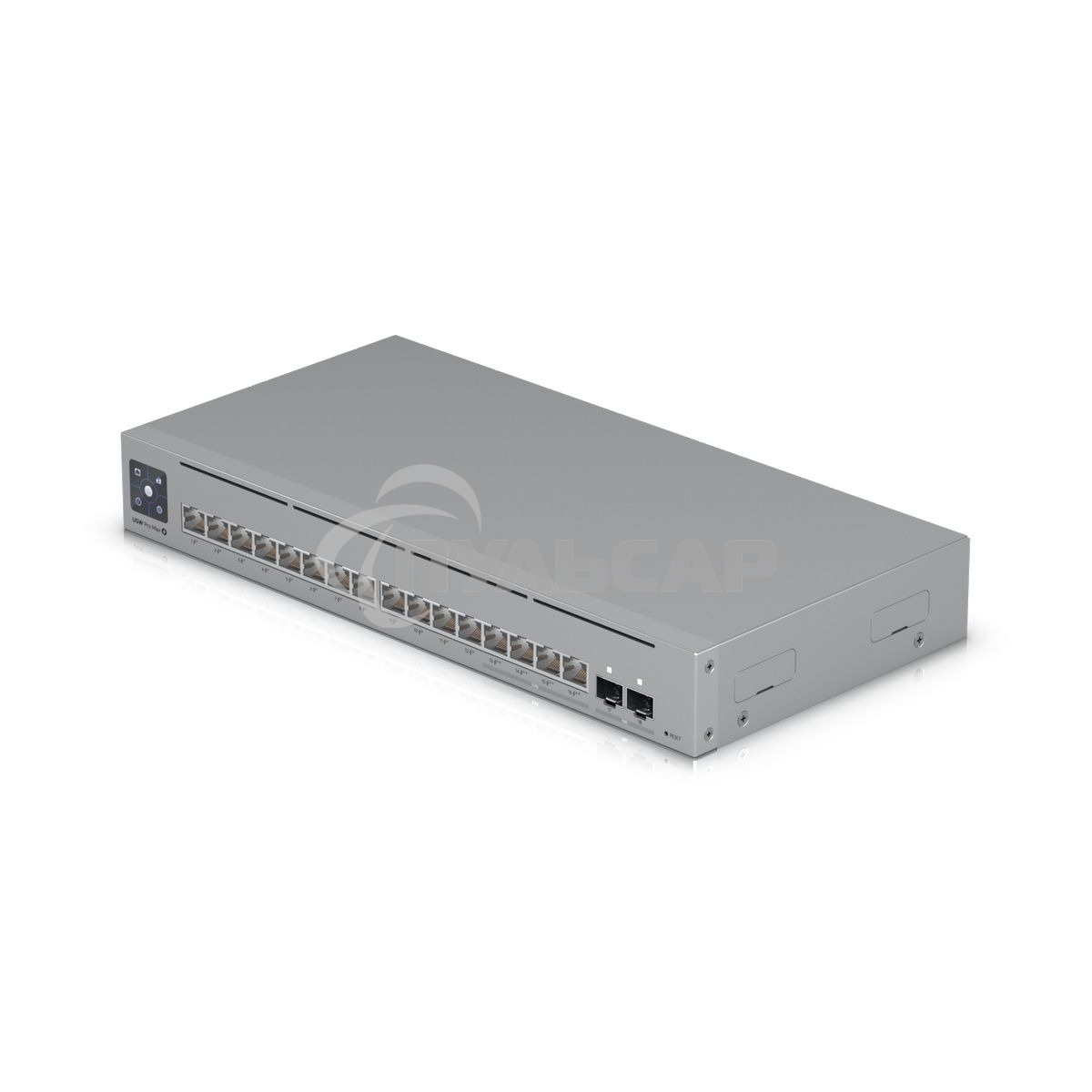 Коммутатор Ubiquiti UniFi Switch Pro Max 16 PoE PoE-коммутатор в стойку, 4х 2.5G RJ45, 12х 1G RJ45, 2х 10G SFP+, раздача 180 Вт