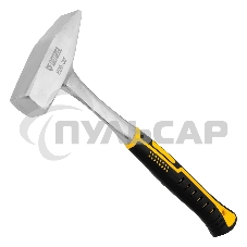 Молоток слесарный Denzel 800 г, цельнометаллический, двухкомпонентная рукоятка