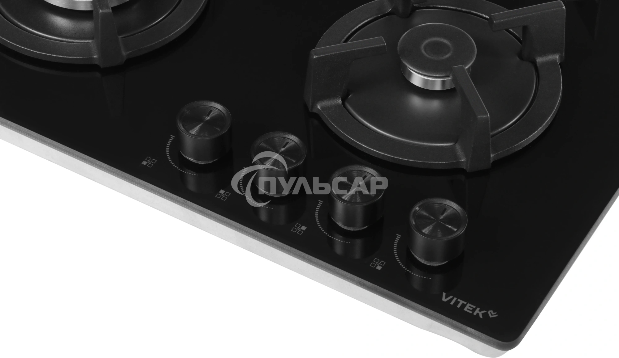 Газовая варочная панель Vitek VGH 6450 BG черный