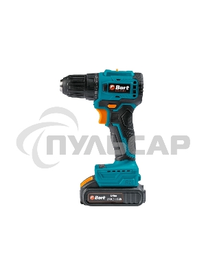 Дрель-шуруповерт Bort BAB-21-BLK, Аккумуляторная, 21В, 2 АКБ