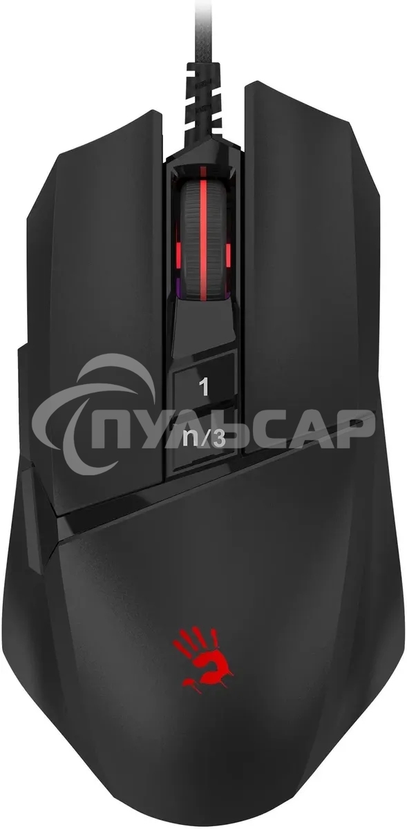 Мышь проводная A4Tech Bloody W65 Max Mini черный, 12000 dpi, USB, кнопки - 9