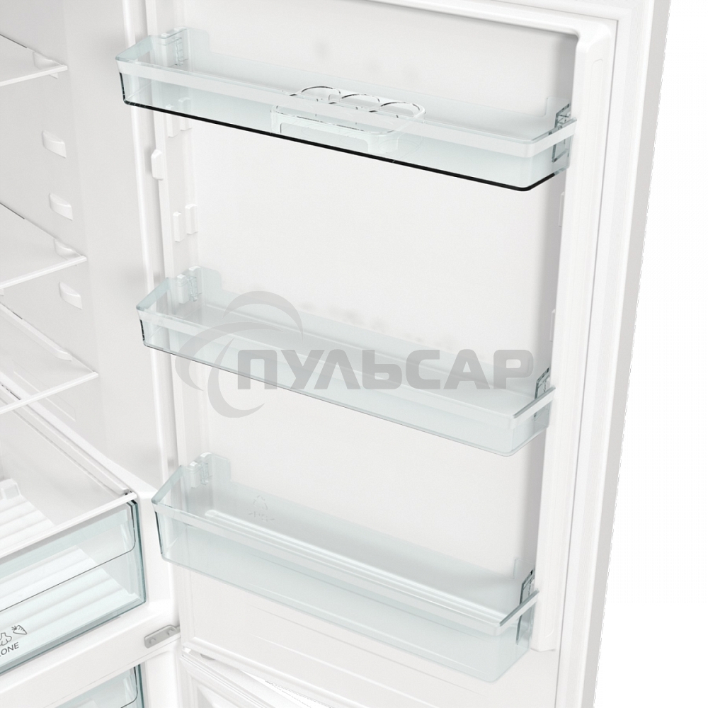 Холодильник Gorenje NRK619EEW4 белый двухкамерный 203/99л морозилка снизу, No Frost