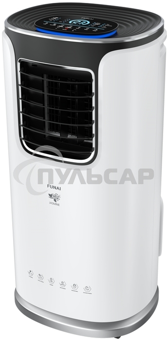 Кондиционер мобильный FUNAI JASMINE MAC-JS30CON03 9500 BTU, 20 м², 55 дБ, охлаждение, осушение, белый
