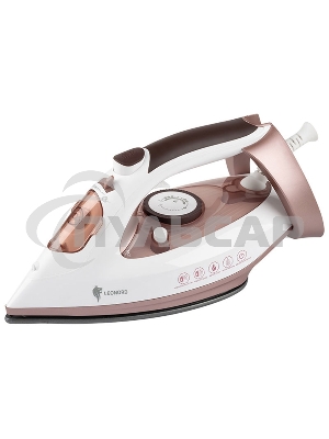 Утюг LEONORD LE-1802 3100 Вт, пар, спрей, пар. удар, самооч., тефлоновая подошва, белый/бежевый