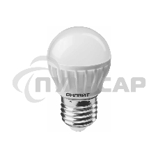 Лампа светодиодная ОНЛАЙТ 61138 OLL-G45-6-230-6.5K-E27