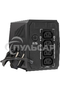 Источник бесперебойного питания ExeGate Power Back BNB-500.LED.4C13 500VA/300W, LED, 4*C13, черный
