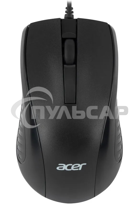 Мышь проводная Acer OMW136 черный, 1200 dpi, USB, кнопки - 3