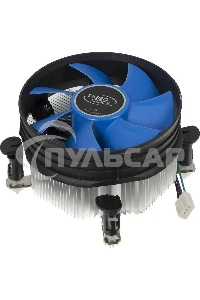 Кулер для процессора DEEPCOOL THETA 21 PWM черный/синий, 92 мм, алюминий, 2400 об/мин, 33.4 дБ, 4 pin, 95 Вт, 60.5 мм