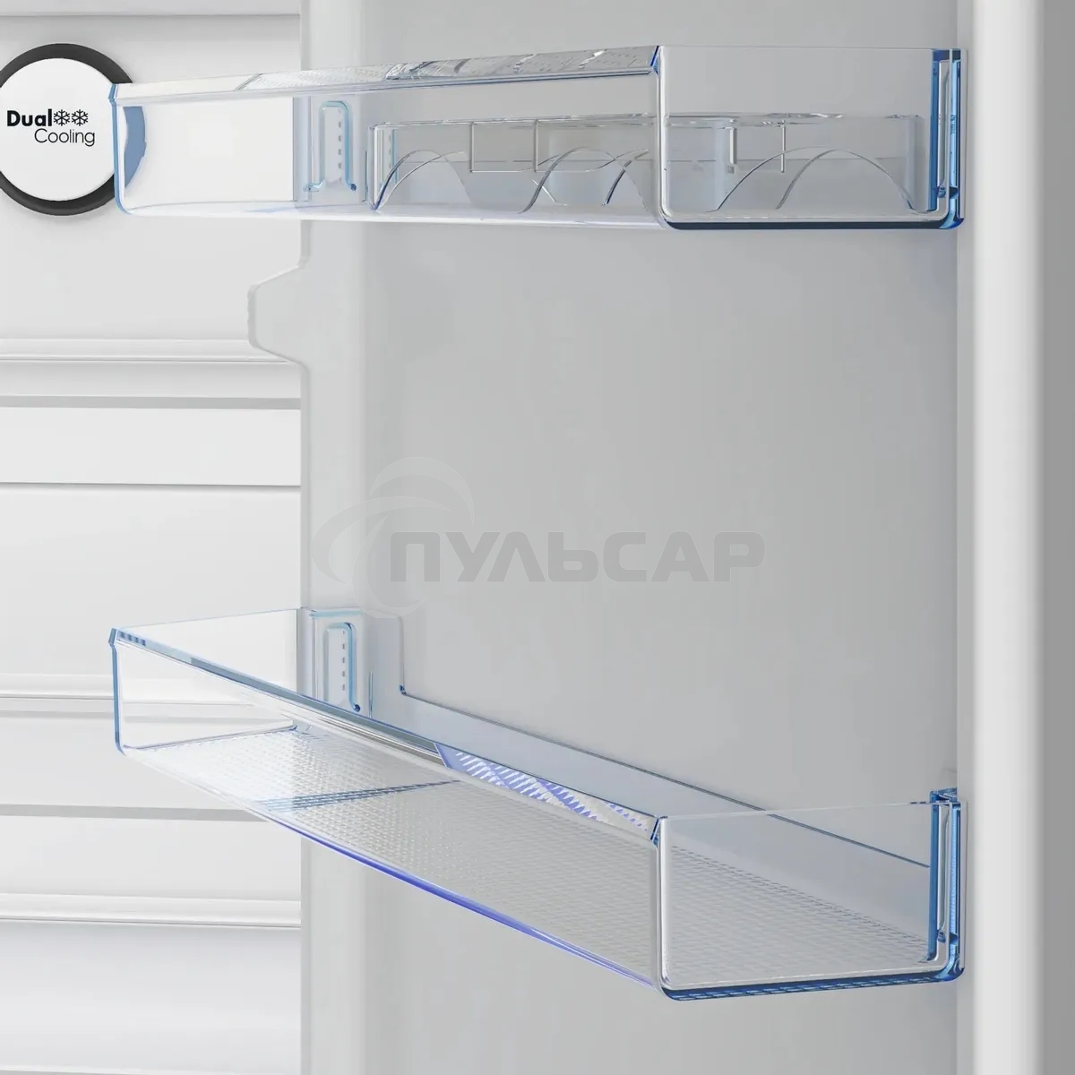 Холодильник Beko B3R1CNK363HW (R) белый двухкамерный 220/100л морозилка снизу, No Frost