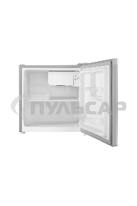 Холодильник Maunfeld MFF50SL серебристый матовый однокамерный 46л, De Frost