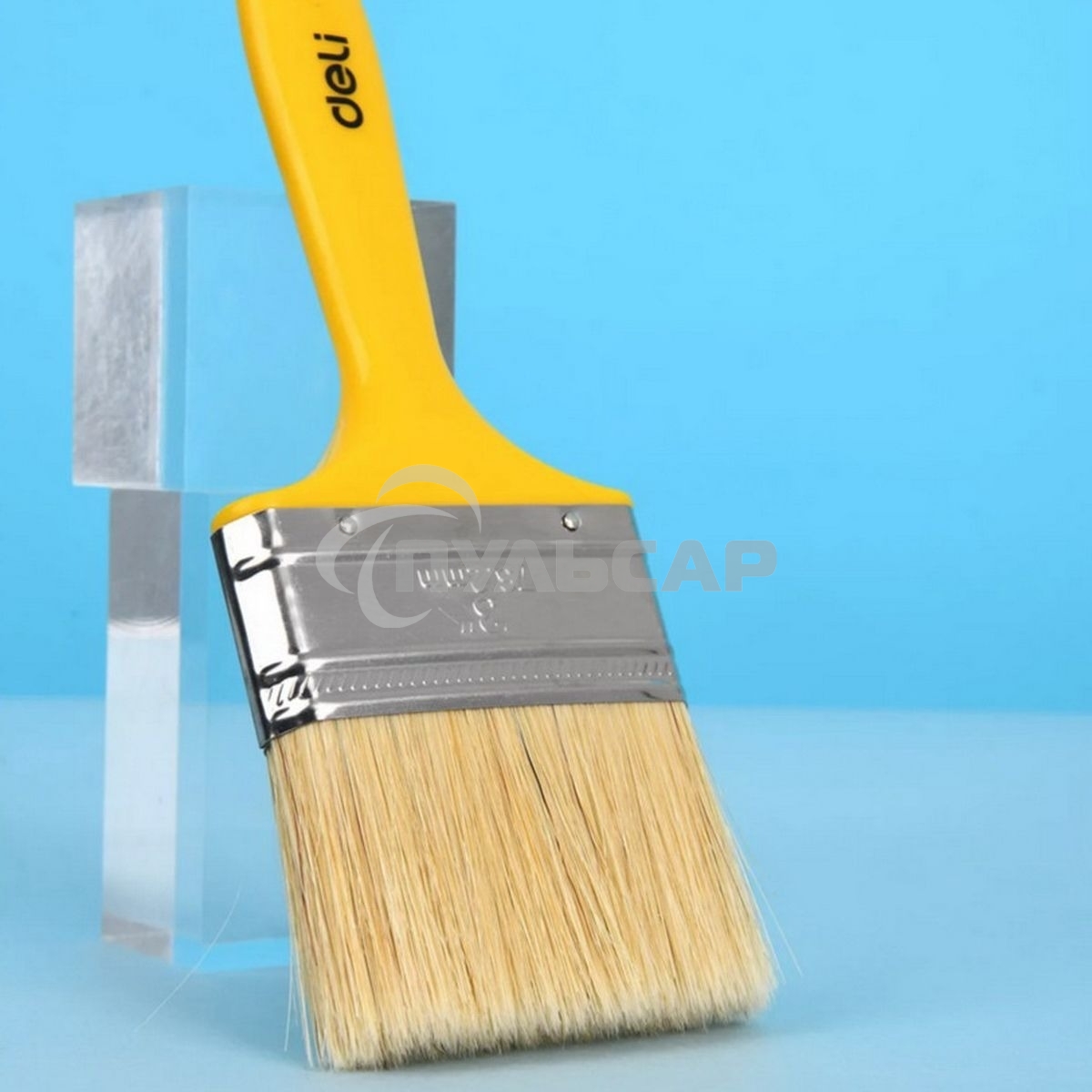 Кисть малярная с пластиковой ручкой Deli DL509113 75 мм, натуральная щетина